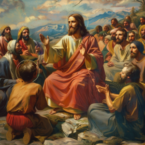 jesus no sermão da montanha